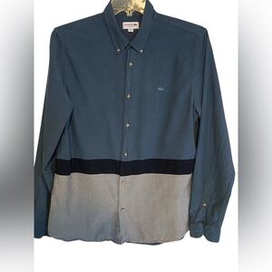 Lacoste men’s regular fit button down shirt 
size FR41/US 16